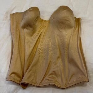 Dominique Strapless Corset Bustier | Boned | Nude | 36B | Style 8541